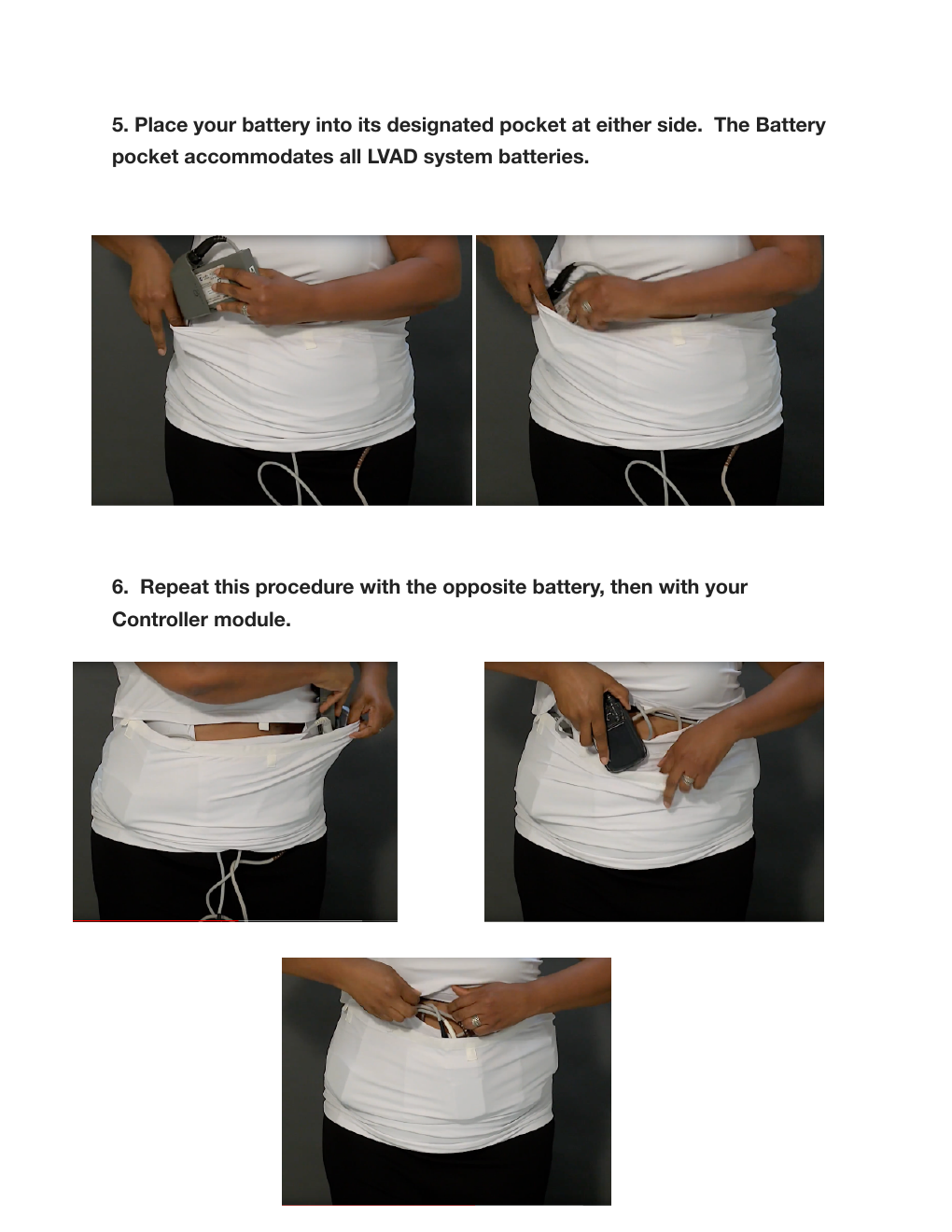 Freedom Undervest — LVAD Equipment Support Garment